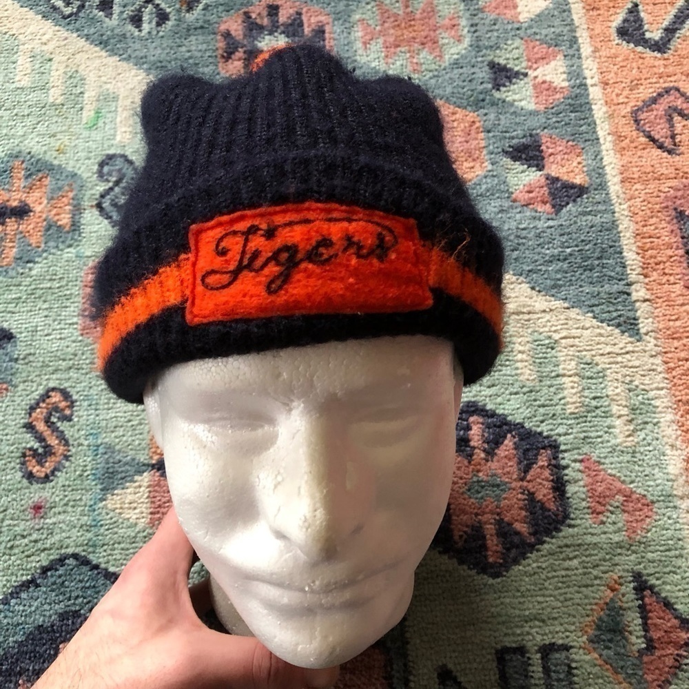 Vintage Detroit Tigers Beanie